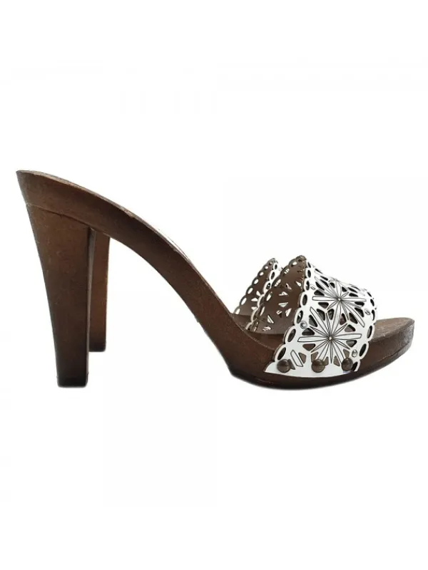 Kiara Shoes ZOCCOLI DA DONNA CON FASCIA... BIANCO Sale