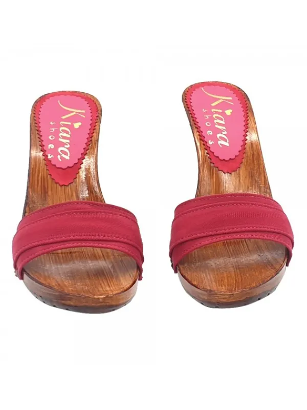 Kiara Shoes ZOCCOLI DONNA AMARANTO TACCO 9 Online