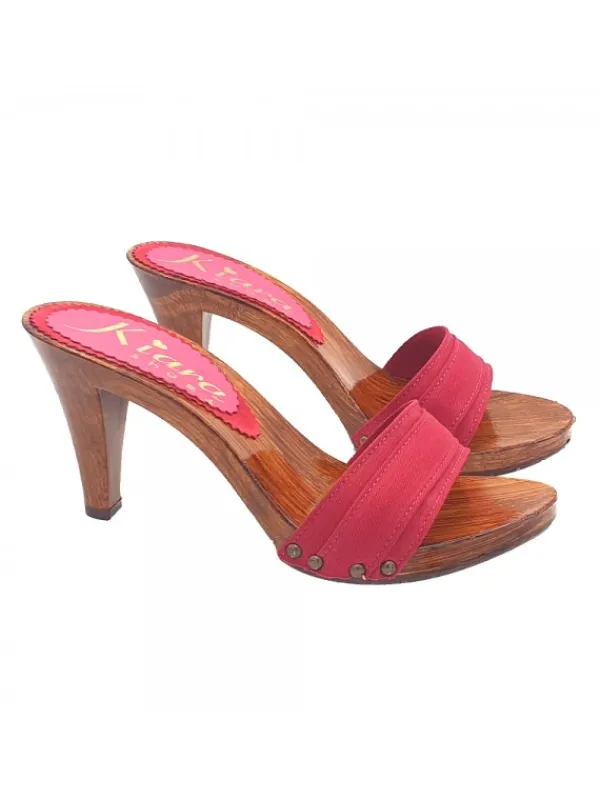 Kiara Shoes ZOCCOLI DONNA AMARANTO TACCO 9 Online