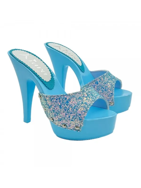 Kiara Shoes ZOCCOLI DONNA AZZURRI... Azzurro New