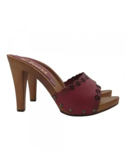 Kiara Shoes ZOCCOLI DONNA CON FASCIA IN... Bordeaux Best