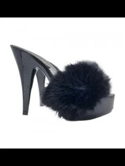 Kiara Shoes ZOCCOLI DONNA CON PELLICCIA... Nero Outlet