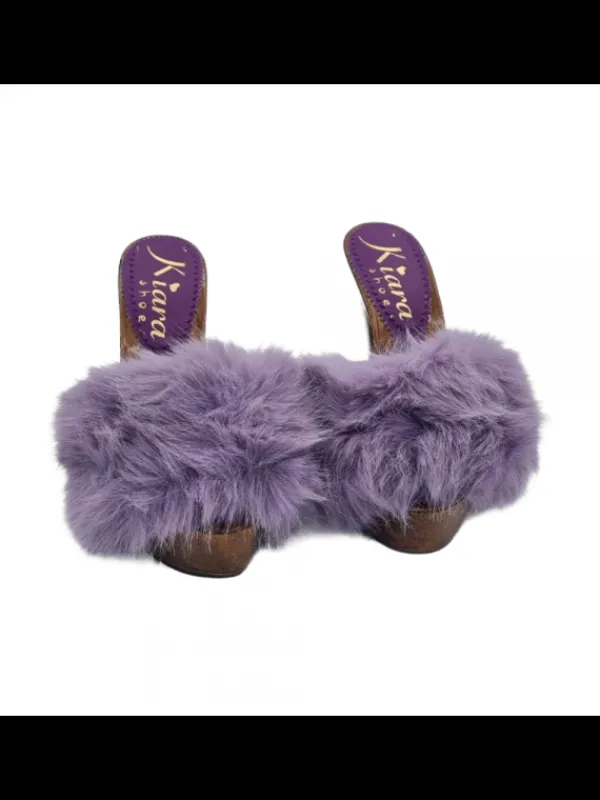 Kiara Shoes ZOCCOLI DONNA CON PELLICCIA...