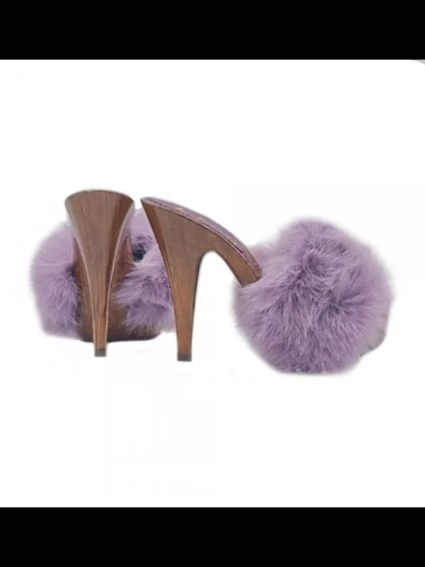 Kiara Shoes ZOCCOLI DONNA CON PELLICCIA...