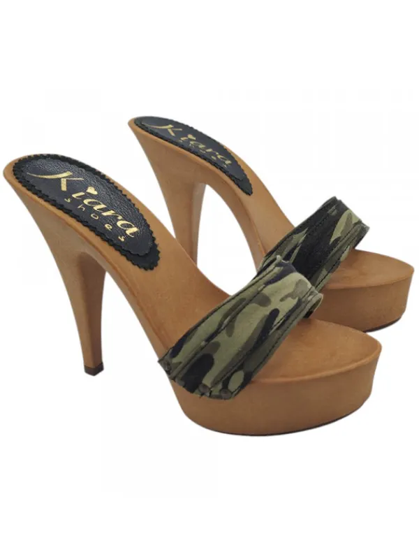 Kiara Shoes Zoccoli donna tacco 13cm |... Sale