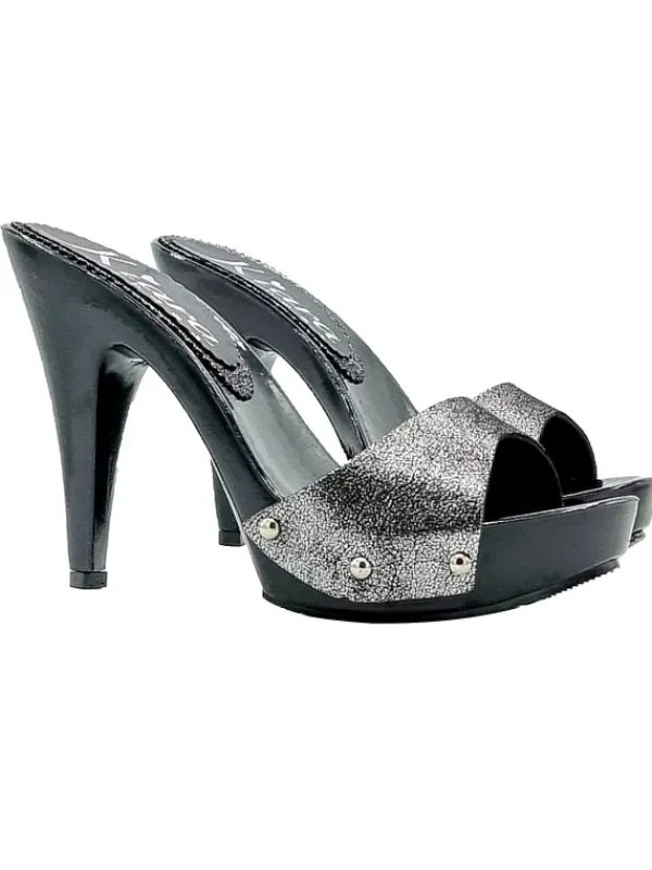 Kiara Shoes ZOCCOLI ELEGANTI ARGENTO... Nero Hot