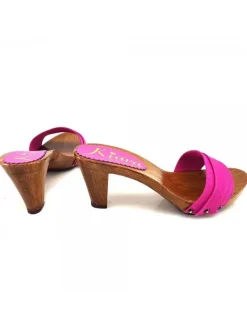 Kiara Shoes ZOCCOLI COMODI TACCO 8 Fuxia