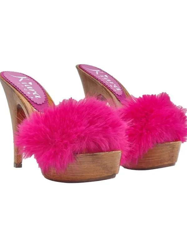 Kiara Shoes ZOCCOLI CON PELLICCIA... Fuxia Online