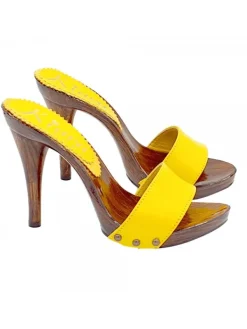 Kiara Shoes ZOCCOLI GIALLI CON FASCIA... Giallo Clearance
