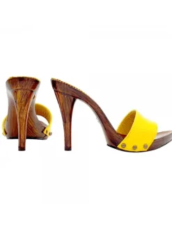 Kiara Shoes ZOCCOLI GIALLI CON FASCIA... Giallo Clearance