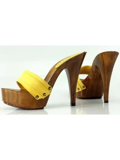 Kiara Shoes ZOCCOLI GIALLI-K9101 GIA Giallo Discount