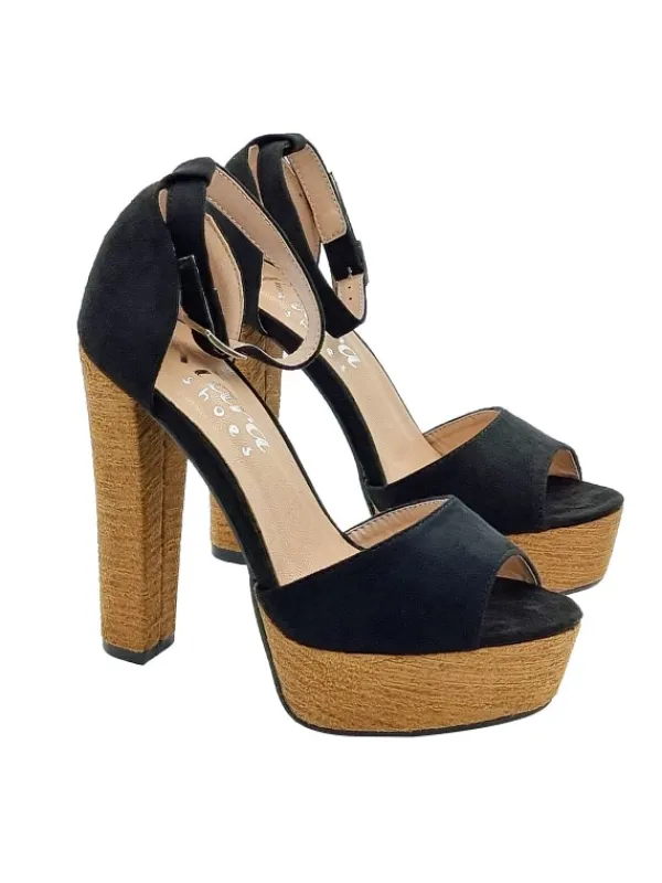 Kiara Shoes ZOCCOLI IN CAMOSCIO... Nero Discount