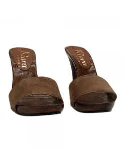 Kiara Shoes ZOCCOLI IN CAMOSCIO ... MORO New