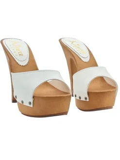 Kiara Shoes ZOCCOLI IN PELLE BIANCA... BIANCO Online