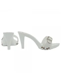 Kiara Shoes ZOCCOLI IN PELLE DOPPIA... BIANCO Hot