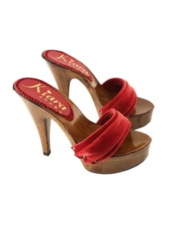 Kiara Shoes ZOCCOLI IN VELLUTO ... Rosso Best