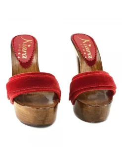 Kiara Shoes ZOCCOLI IN VELLUTO ... Rosso Best