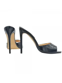 Kiara Shoes ZOCCOLI IN VERNICE NERI... Nero Online