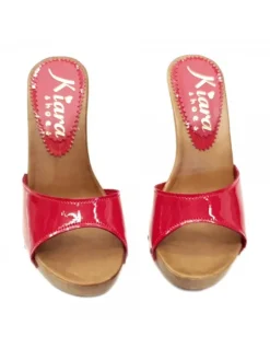 Kiara Shoes ZOCCOLI IN VERNICE ROSSA... Rosso Sale