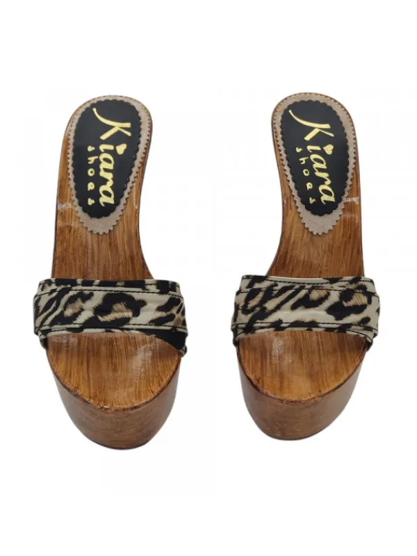 Kiara Shoes ZOCCOLI LEOPARDATI ALTI Outlet