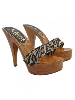 Kiara Shoes ZOCCOLI LEOPARDATI ALTI Outlet