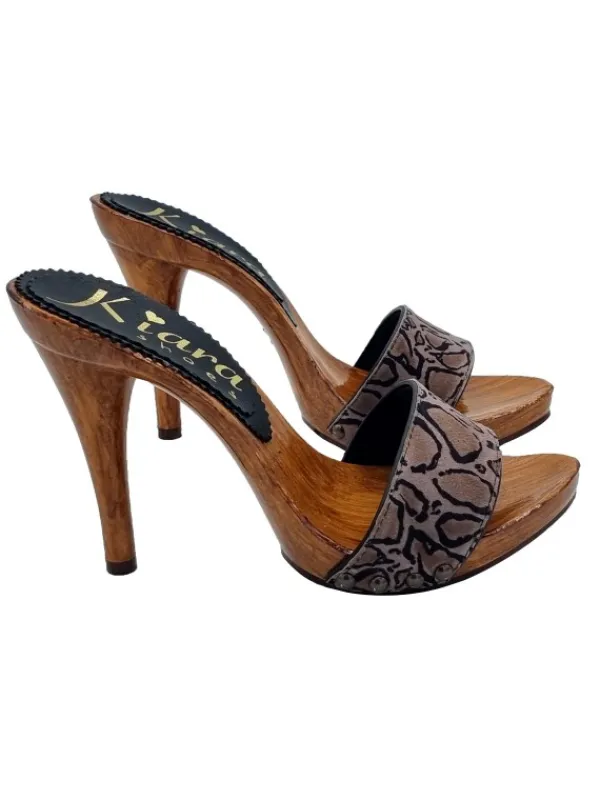 Kiara Shoes ZOCCOLI LEOPARDATI CON... Online