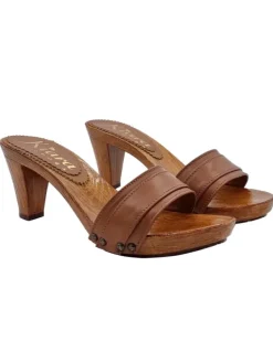 Kiara Shoes ZOCCOLI MARRONI COMODI IN... Marrone Sale