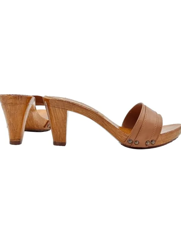 Kiara Shoes ZOCCOLI MARRONI COMODI IN... Marrone Sale