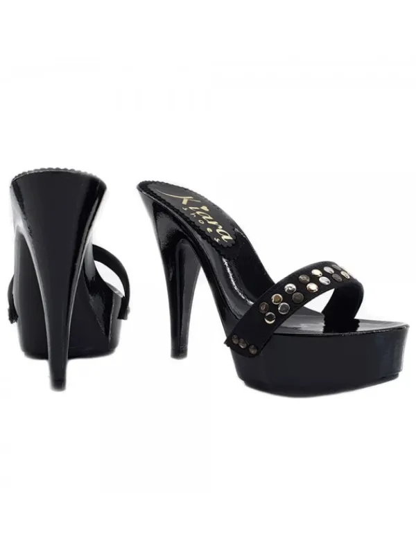 Kiara Shoes ZOCCOLI NERI... Nero Outlet