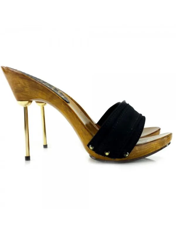Kiara Shoes ZOCCOLI NERI Nero Sale