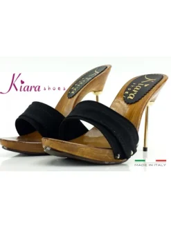 Kiara Shoes ZOCCOLI NERI Nero Sale