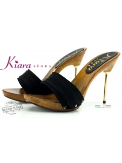 Kiara Shoes ZOCCOLI NERI Nero Sale