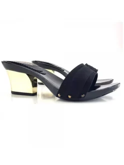 Kiara Shoes ZOCCOLI NERI COMODI CON... Nero Discount