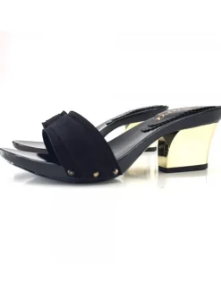 Kiara Shoes ZOCCOLI NERI COMODI CON... Nero Discount