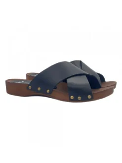 Kiara Shoes ZOCCOLI NERI CON FASCE... Nero Hot