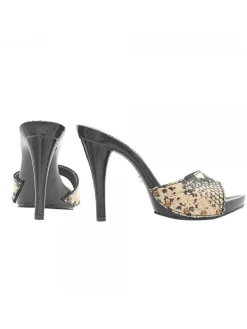 Kiara Shoes ZOCCOLI NERI CON FASCIA...