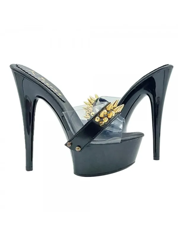 Kiara Shoes ZOCCOLI NERI CON FASCIA... Nero Hot
