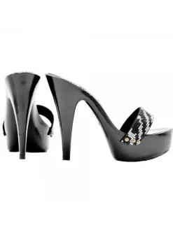 Kiara Shoes ZOCCOLI NERI CON FASCIA... Nero Sale