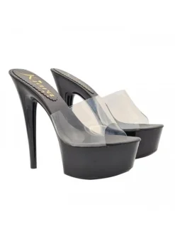 Kiara Shoes ZOCCOLI NERI FASCIA... Nero Outlet