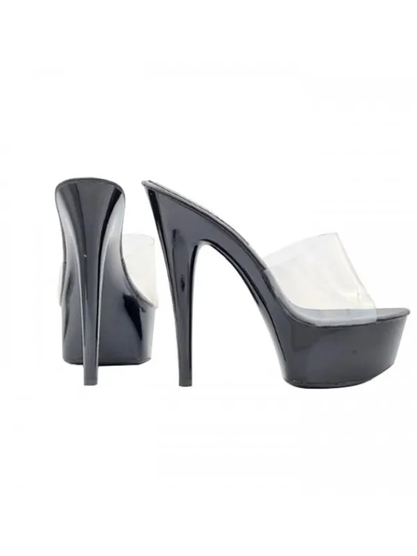 Kiara Shoes ZOCCOLI NERI FASCIA... Nero Outlet