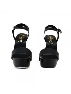 Kiara Shoes ZOCCOLI NERI IN PELLE Nero Sale