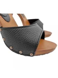 Kiara Shoes ZOCCOLI NERI IN PELLE... Nero Hot