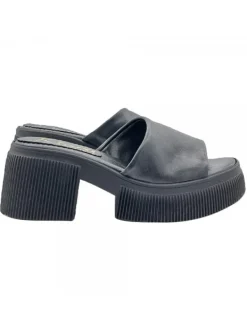 Kiara Shoes ZOCCOLI NERI IN PELLE CON... Nero Online