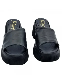 Kiara Shoes ZOCCOLI NERI IN PELLE CON... Nero Online