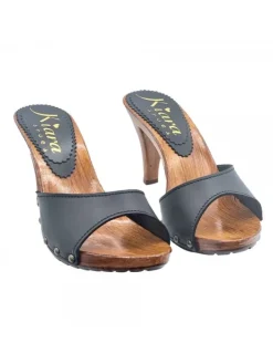 Kiara Shoes ZOCCOLI NERI IN PELLE CON... Sale