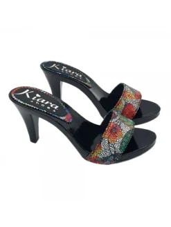 Kiara Shoes ZOCCOLI NERI LACCATI CON... Discount