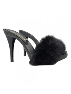 Kiara Shoes ZOCCOLI NERI PELLICCIA... Nero Best