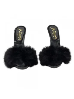 Kiara Shoes ZOCCOLI NERI PELLICCIA... Nero Best