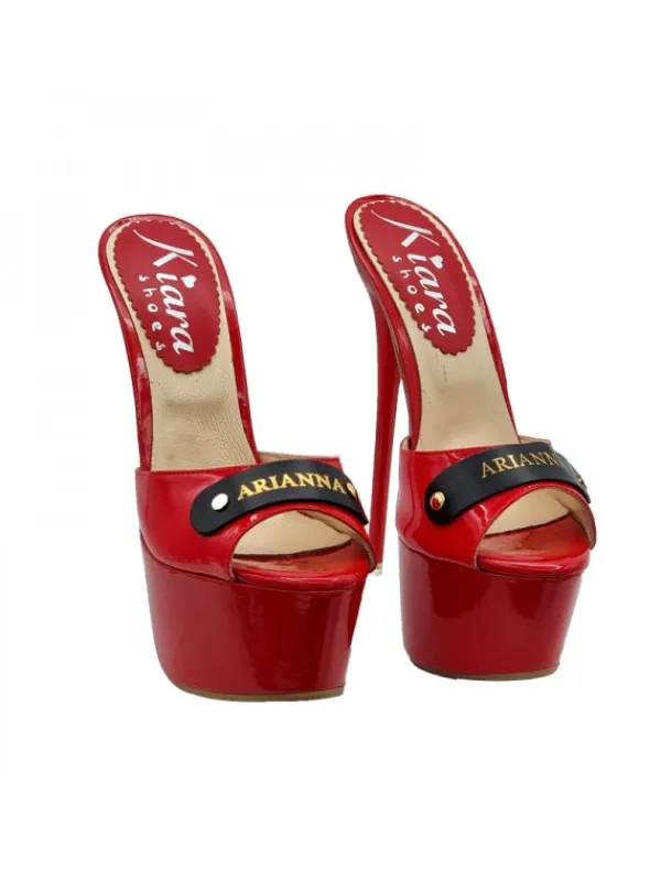 Kiara Shoes ZOCCOLI PERSONALIZZATI IN... Rosso Clearance
