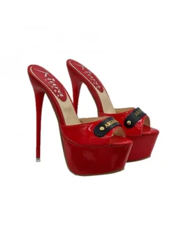 Kiara Shoes ZOCCOLI PERSONALIZZATI IN... Rosso Clearance